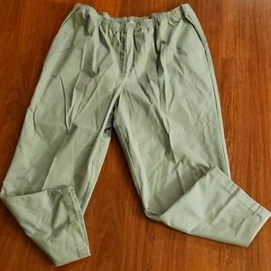 Appleseed's Women's Plus Size Sage Green Khaki Pants - Size 22W